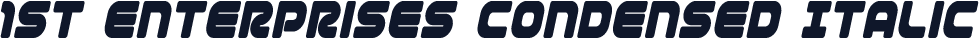 1st Enterprises Condensed Italic