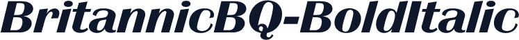 BritannicBQ-BoldItalic