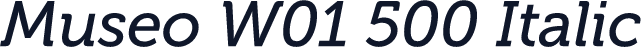 Museo W01 500 Italic