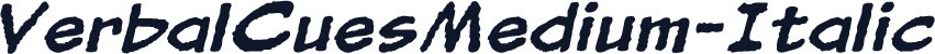 VerbalCuesMedium-Italic