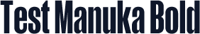 Test Manuka Bold