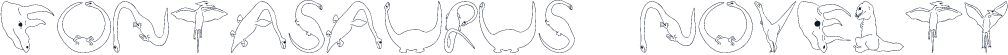 FontaSaurus Novelty