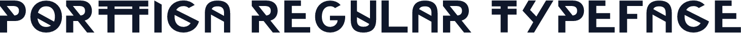 Portica Regular Typeface
