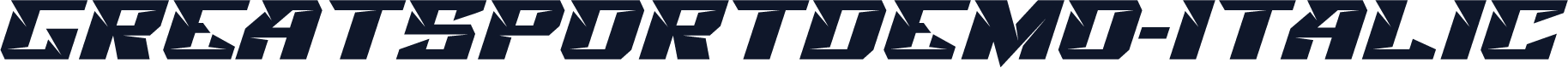 GreatSportDemo-Italic