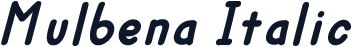 Mulbena Italic