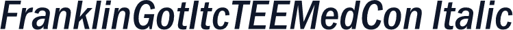 FranklinGotItcTEEMedCon Italic