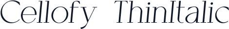 Cellofy-ThinItalic
