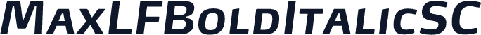 MaxLFBoldItalicSC