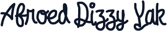 Afroed Dizzy Yak