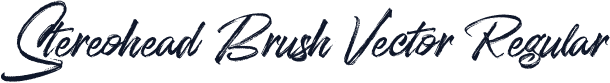 Stereohead Brush Vector Regular