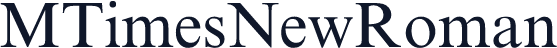 MTimesNewRoman