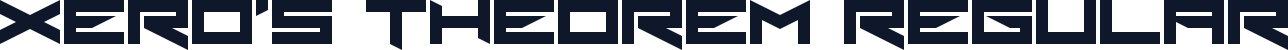 Xero's Theorem Regular