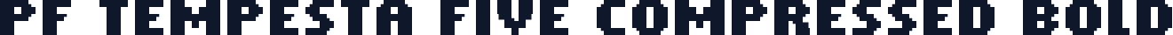PF Tempesta Five Compressed Bold