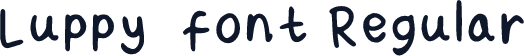 Luppy_font Regular