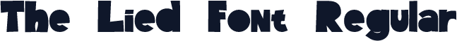 The Lied Font Regular