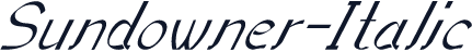 Sundowner-Italic