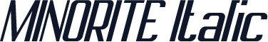 MINORITE Italic