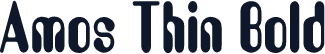 Amos Thin Bold