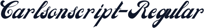 Carlsonscript-Regular