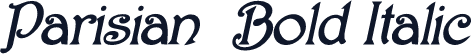 Parisian  Bold Italic