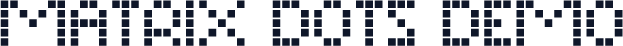 Matrix Dots Demo