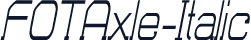 FOTAxle-Italic