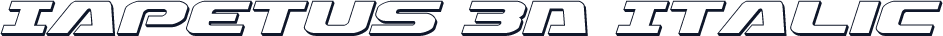 Iapetus 3D Italic