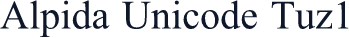 Alpida Unicode Tuz1