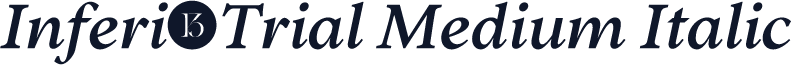Inferi-Trial Medium Italic