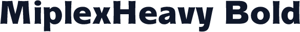 MiplexHeavy Bold