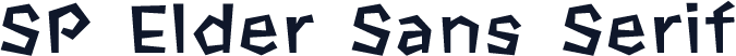 SP Elder Sans Serif
