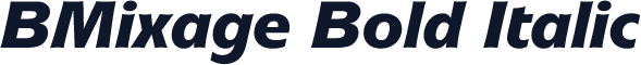 BMixage Bold Italic