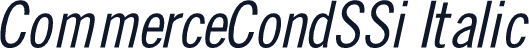 CommerceCondSSi Italic