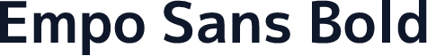 Empo Sans Bold