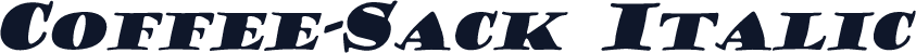 Coffee-Sack Italic