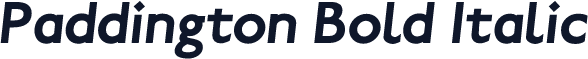 Paddington Bold Italic