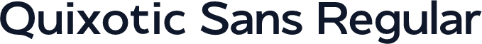 Quixotic Sans Regular