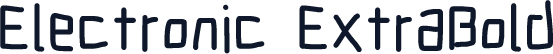 Electronic ExtraBold