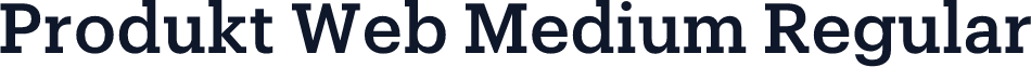 Produkt Web Medium Regular