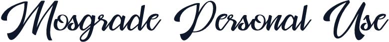 Mosgrade Personal Use