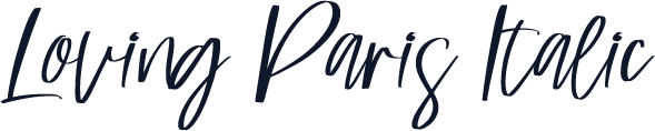 Loving Paris Italic