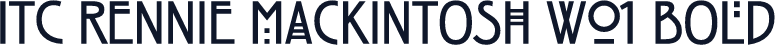ITC Rennie Mackintosh W01 Bold