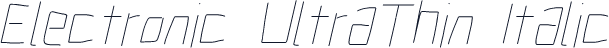 Electronic UltraThin Italic