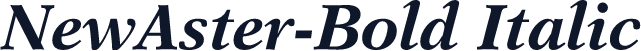 NewAster-Bold Italic