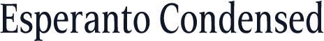Esperanto Condensed