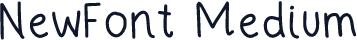 NewFont Medium