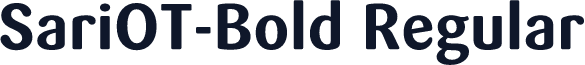 SariOT-Bold Regular