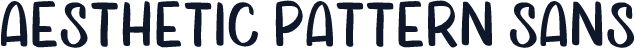 Aesthetic Pattern Sans