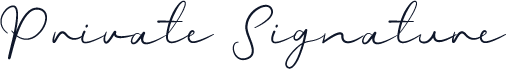 Private Signature