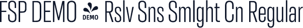 FSP DEMO - Rslv Sns Smlght Cn Regular